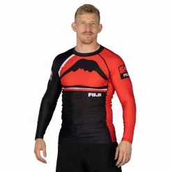 Blowout Mount Long Sleeve Rashguard Red 11 Blowout Mount Long Sleeve Rashguard Red