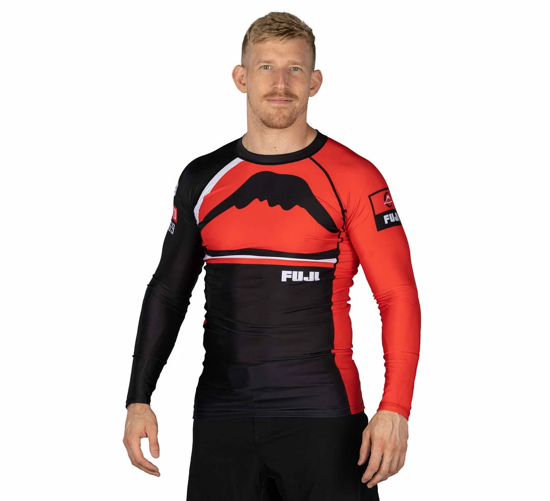 Blowout Mount Long Sleeve Rashguard Red 3 Blowout Mount Long Sleeve Rashguard Red