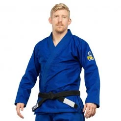 BFCM Jiu Jitsu Lightweight BJJ Gi Blue/Yellow