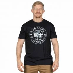 Graphic Ink Strength & Honor T-Shirt Black Jiu Jitsu