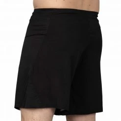 Bona Sun Baseline Fight Shorts Black/Orange Jiu Jitsu