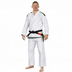 Deelux Kassen 3.0 BJJ Gi White/Green 3 Deelux Kassen 3.0 BJJ Gi White/Green