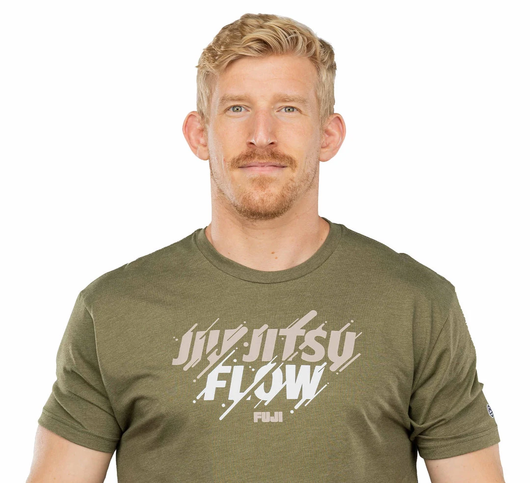 Graphic Ink Jiu-Jitsu Flow T-Shirt Military Green Jiu Jitsu 1 Graphic Ink Jiu-Jitsu Flow T-Shirt Military Green Jiu Jitsu