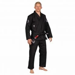Deelux Suparaito BJJ Gi Dark Arts Edition Black Jiu Jitsu