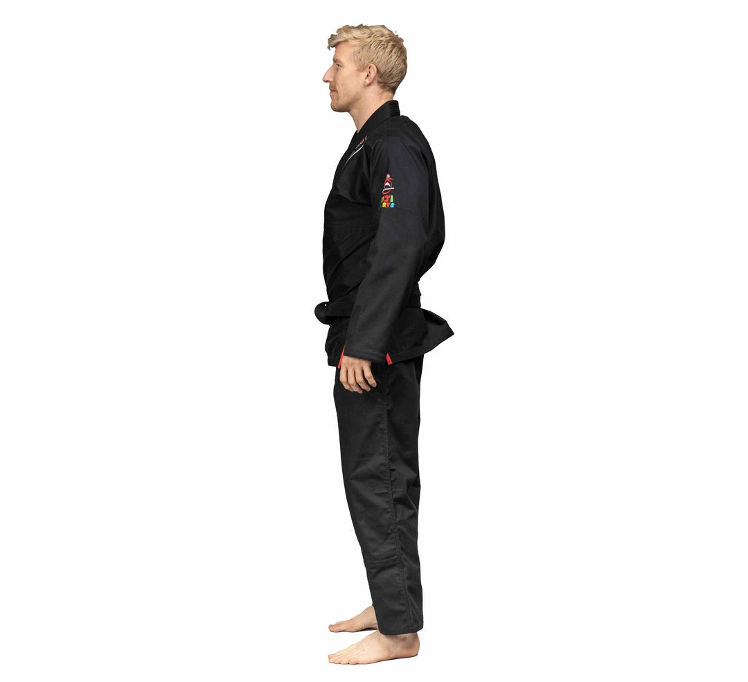 Blowout Outlet Suparaito BJJ Gi Gamer Series Black/Red 3 Blowout Outlet Suparaito BJJ Gi Gamer Series Black/Red