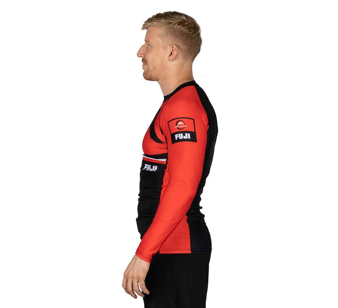 Blowout Mount Long Sleeve Rashguard Red 5 Blowout Mount Long Sleeve Rashguard Red