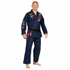 Deelux Sports Suparaito BJJ Gi XTR Edition Navy Jiu Jitsu
