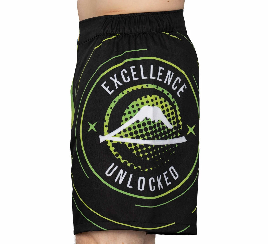 Blowout Gamer Series Fight Shorts Green 5 Blowout Gamer Series Fight Shorts Green
