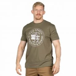 Graphic Ink Strength & Honor T-Shirt Green