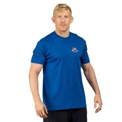 Graphic Ink Martial Artist Shirt Blue Jiu Jitsu