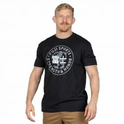 Graphic Ink Strength & Honor T-Shirt Black Jiu Jitsu