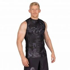 Deelux Matric Sleeveless Rashguard Black