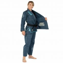 BFCM Submit Everyone Womens BJJ Gi Teal Jiu Jitsu