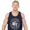 Graphic Ink Jiu Jitsu Strength & Honor Tank Top Navy
