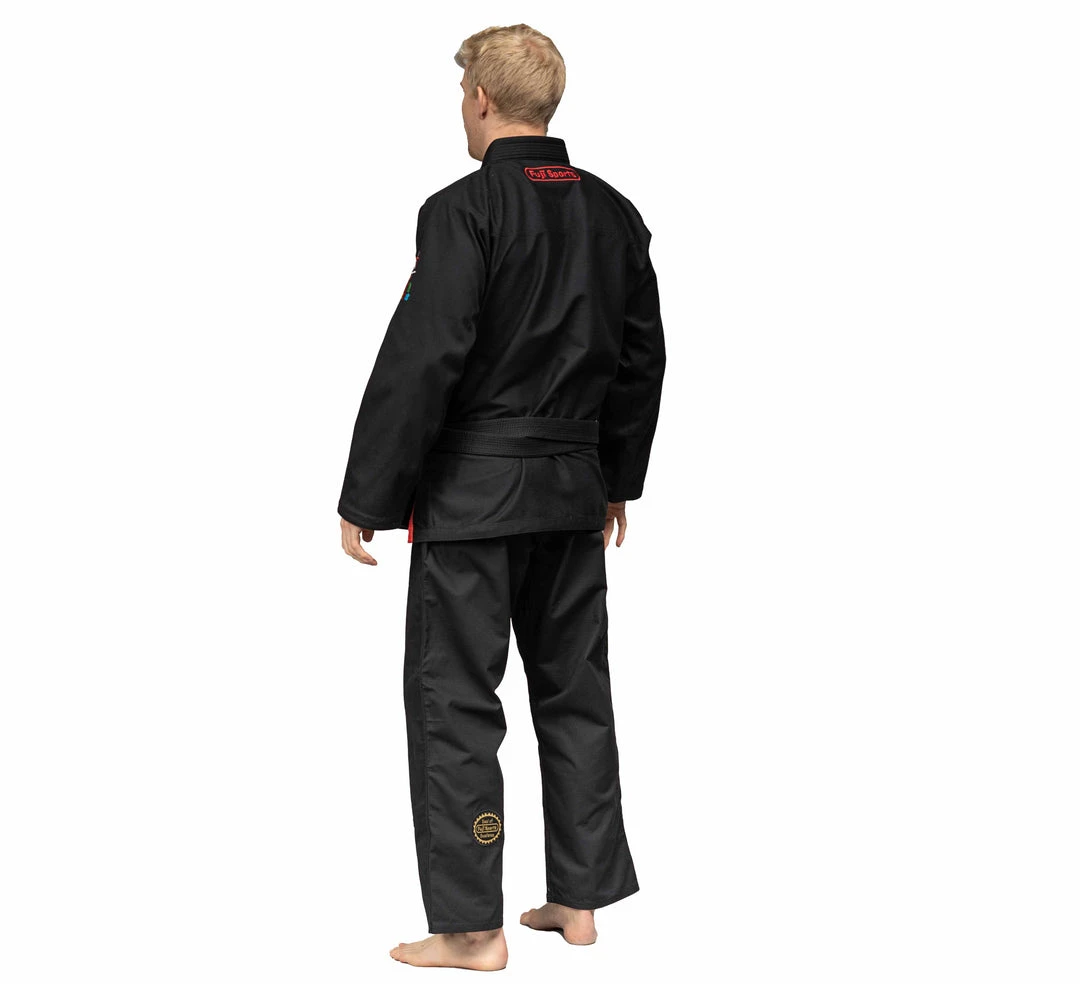 Blowout Outlet Suparaito BJJ Gi Gamer Series Black/Red 4 Blowout Outlet Suparaito BJJ Gi Gamer Series Black/Red