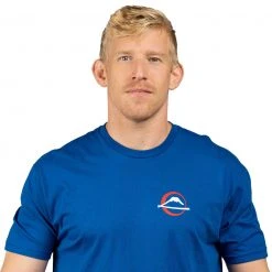 Graphic Ink Martial Artist Shirt Blue Jiu Jitsu