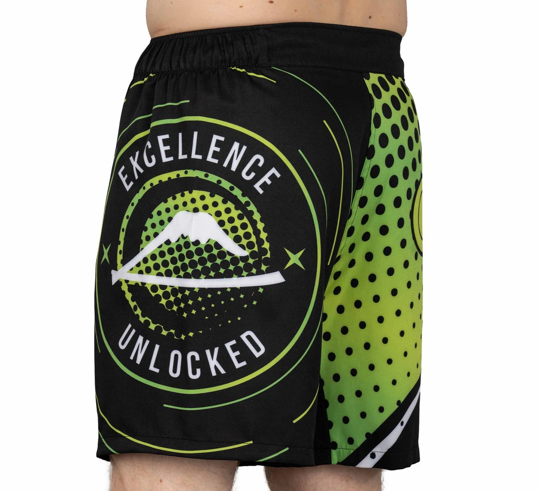 Blowout Gamer Series Fight Shorts Green 6 Blowout Gamer Series Fight Shorts Green