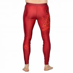 IMatt Sportswear Never Surrender Grappling Spats Red Jiu Jitsu