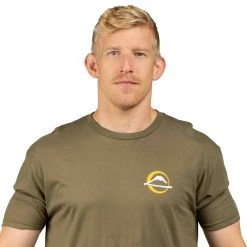 Graphic Ink Jiu Jitsu Martial Artist Shirt Green