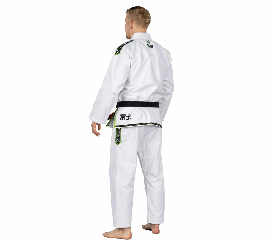 Deelux Kassen 3.0 BJJ Gi White/Green Deelux Kassen 3.0 BJJ Gi White/Green