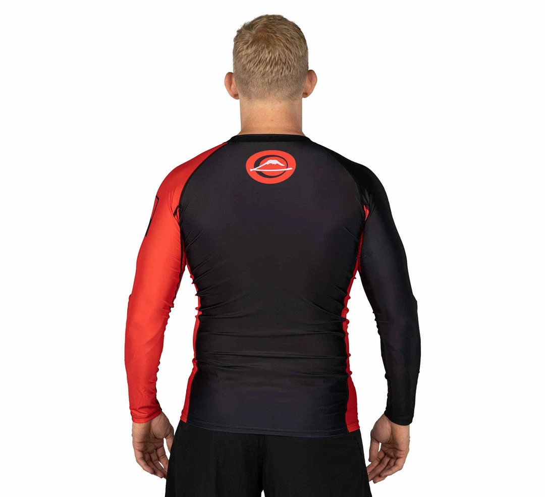 Blowout Mount Long Sleeve Rashguard Red 8 Blowout Mount Long Sleeve Rashguard Red