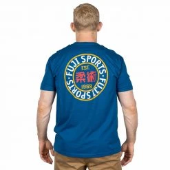 Graphic Ink Racer T-Shirt Blue