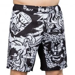 IMatt Sportswear Fighting Spirit Lightweight Shorts Black/White Jiu Jitsu 15 IMatt Sportswear Fighting Spirit Lightweight Shorts Black/White Jiu Jitsu