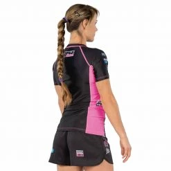 Blowout XTR Extreme Women's Short Sleeve Rashguard Pink 12 Blowout XTR Extreme Women's Short Sleeve Rashguard Pink