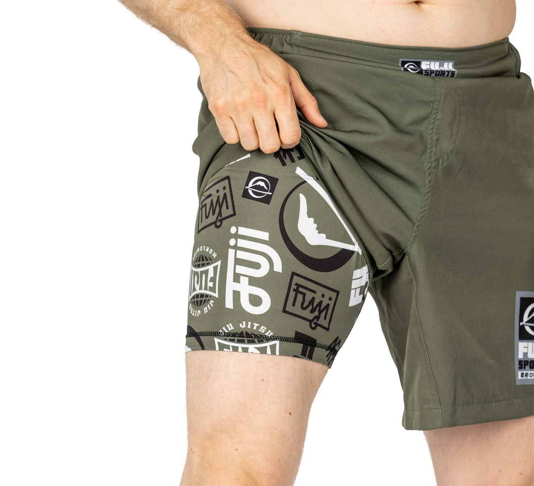 BFCM Ultimate Grappling Shorts Military Green BFCM Ultimate Grappling Shorts Military Green