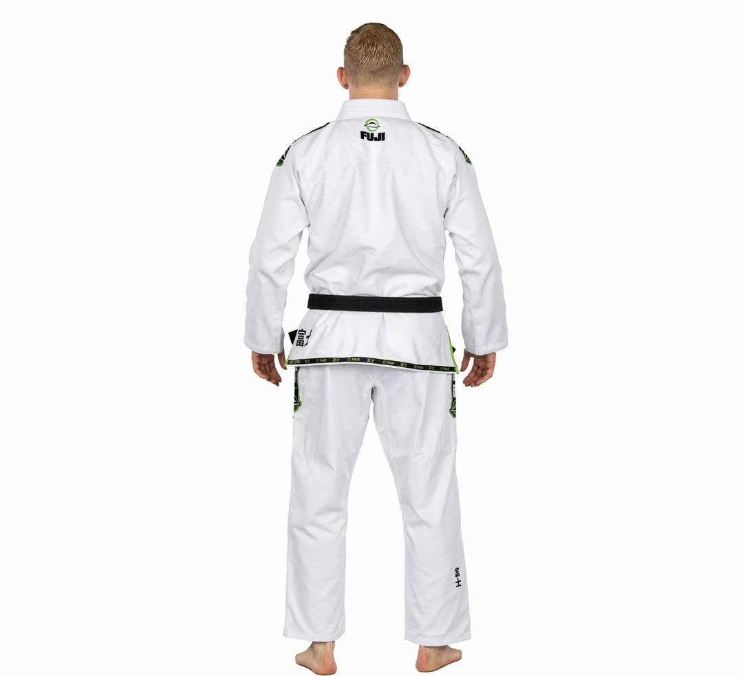 Deelux Kassen 3.0 BJJ Gi White/Green Deelux Kassen 3.0 BJJ Gi White/Green