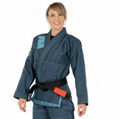 BFCM Submit Everyone Womens BJJ Gi Teal Jiu Jitsu