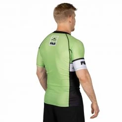 Blowout Outlet Classic Short Sleeve Rashguard Green