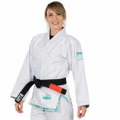 BFCM Suparaito Womens BJJ Gi Teal Jiu Jitsu