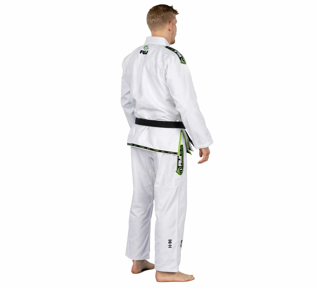 Deelux Kassen 3.0 BJJ Gi White/Green Deelux Kassen 3.0 BJJ Gi White/Green
