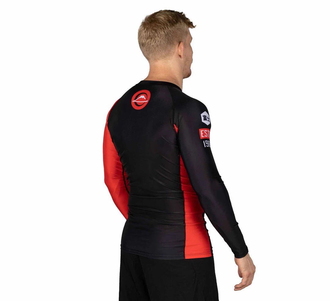 Blowout Mount Long Sleeve Rashguard Red 7 Blowout Mount Long Sleeve Rashguard Red