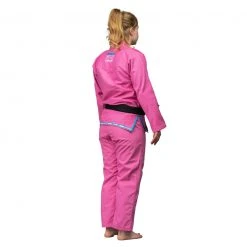 Deelux Suparaito Women's BJJ Gi Pink Blue 16 Deelux Suparaito Women's BJJ Gi Pink Blue