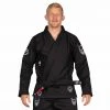 Deelux Suparaito BJJ Gi Dark Arts Edition Black Jiu Jitsu