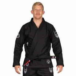 Deelux Suparaito BJJ Gi Dark Arts Edition Black Jiu Jitsu