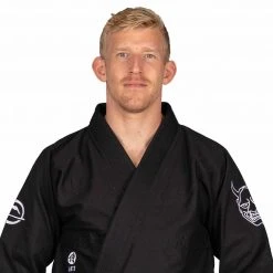 Deelux Suparaito BJJ Gi Dark Arts Edition Black Jiu Jitsu