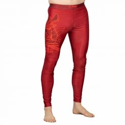 IMatt Sportswear Never Surrender Grappling Spats Red Jiu Jitsu