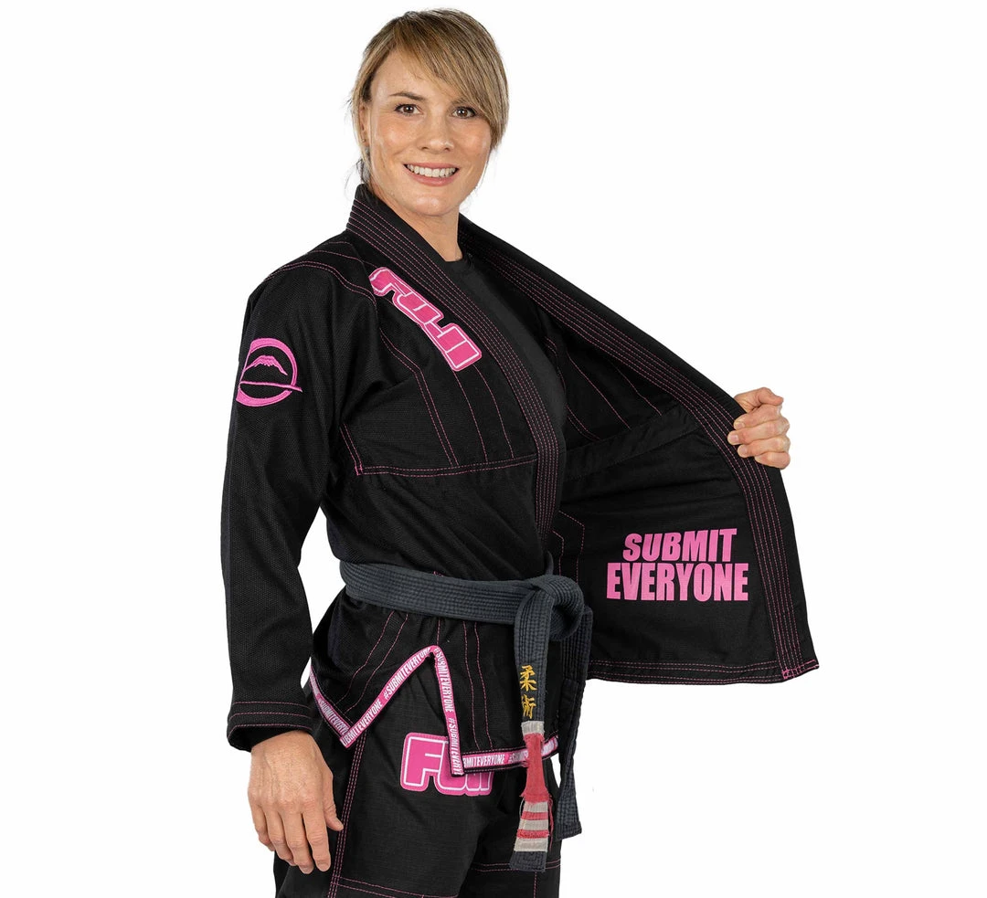 BFCM Jiu Jitsu Submit Everyone Womens BJJ Gi Pink 10 BFCM Jiu Jitsu Submit Everyone Womens BJJ Gi Pink
