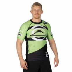 Blowout Outlet Vision Short Sleeve Rashguard Green