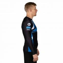 Blowout Mount Long Sleeve Rashguard Blue