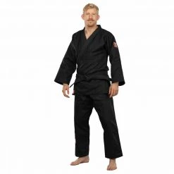 Deelux Euro Competition Judo Gi Black