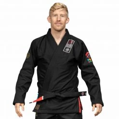 Blowout Outlet Suparaito BJJ Gi Gamer Series Black/Red 24 Blowout Outlet Suparaito BJJ Gi Gamer Series Black/Red
