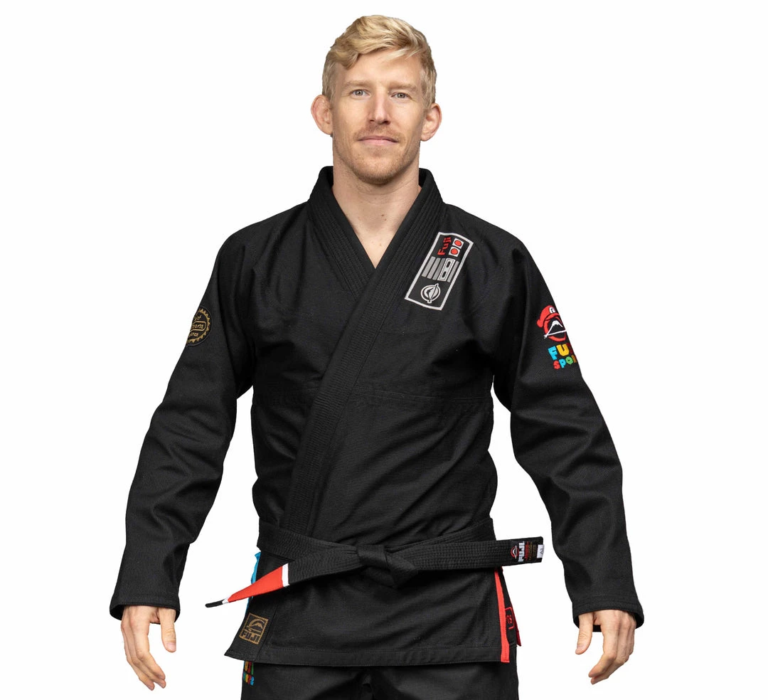 Blowout Outlet Suparaito BJJ Gi Gamer Series Black/Red 12 Blowout Outlet Suparaito BJJ Gi Gamer Series Black/Red