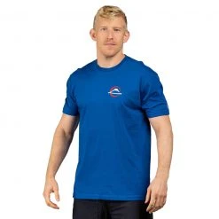 Graphic Ink Martial Artist Shirt Blue Jiu Jitsu