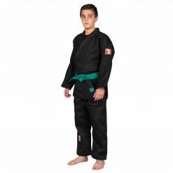 BFCM Single Weave Judo Gi Black