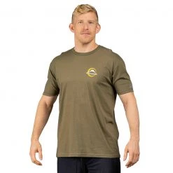 Graphic Ink Jiu Jitsu Martial Artist Shirt Green