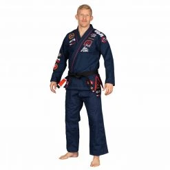 Deelux Sports Suparaito BJJ Gi XTR Edition Navy Jiu Jitsu